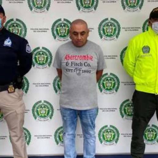 Se conoció que el presidente Gustavo Petro firmó la extradición de Omar Zahir Flórez Betancourt, colombiano señalado de robar a familiares de Diego Maradona. FOTO: POLICÍA NACIONAL