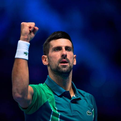 Novak Djokovic, de 36 años de edad, sigue haciendo historia en el tenis mundial. FOTO GETTY