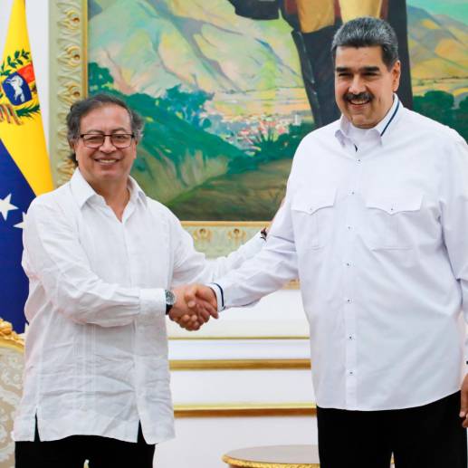 Gustavo Petro y Nicolás Maduro volvieron a reunirse este fin de semana. FOTO PRESIDENCIA