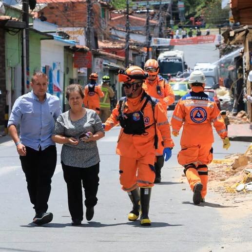 Los heridos fueron trasladados a la Clínica Somer y al hospital San Juan de Dios en el municipio. FOTO: ESNEYDER GUTIÉRREZ.
