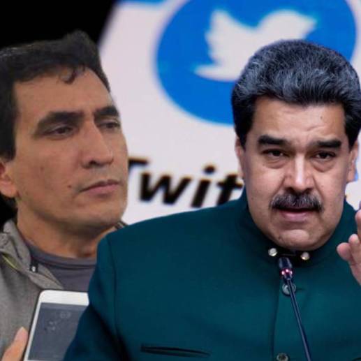 A Milton Rengifo le encontraron al menos 12 trinos en los que criticó a Nicolás Maduro. FOTOS COLPRENSA Y TWITTER @NicolasMaduro