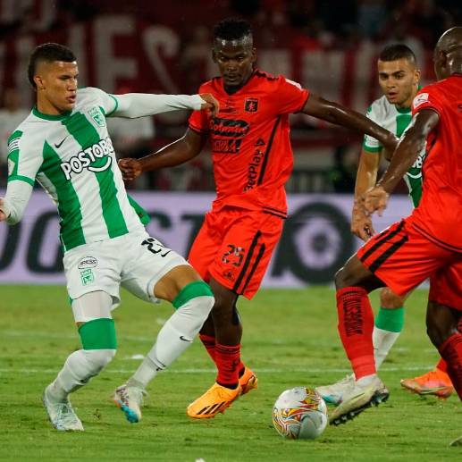Nelson Deossa, uno de los destacados de Nacional en esta liga, tampoco tuvo un buen rendimiento ante el América. <span class="mln_uppercase_mln">FOTO</span> <b><span class="mln_uppercase_mln">cortesía el país</span></b>