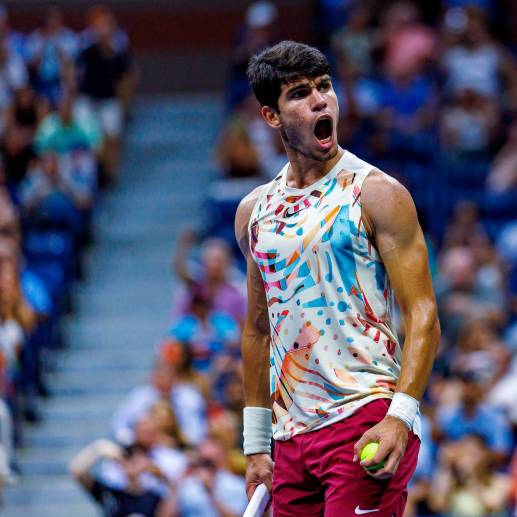 Carlos Alcaraz se verá en semifinales ante el ruso Daniil Medvedev. FOTO: Tomada de X (antes Twitter) @carlosalcaraz