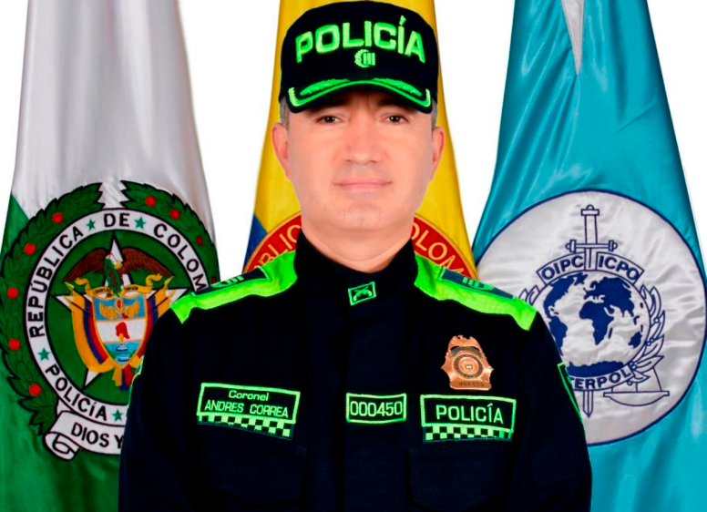 El coronel Carlos Andrés Correa Rodríguez también fue apartado de su cargo como comandante de policía de Sucre. FOTO CORTESÍA