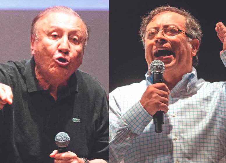 Hernández y Petro se disputarán la presidencia de Colombia el próximo domingo. FOTOS COLPRENSA Y CAMILO SUÁREZ