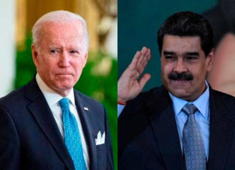 Un funcionario del Gobierno de Joe Biden aclaró que todo se está haciendo como respuesta a las conversaciones entre el régimen de Nicolás Maduro y la oposición FOTOS: EFE