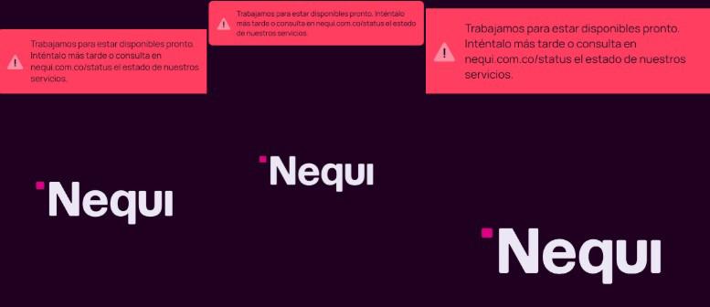 Reportes recientes de la caída de Nequi.