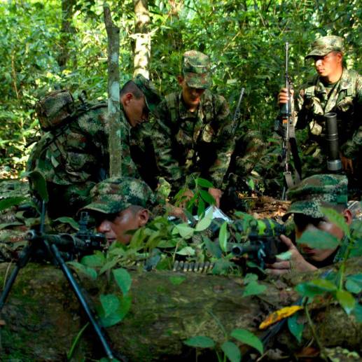 Aumenta la presencia del Ejército en el norte de Cauca, después de los ataques con material explosivo. FOTO: Tomada de X (antes Twitter) de @FuerzasMilCol