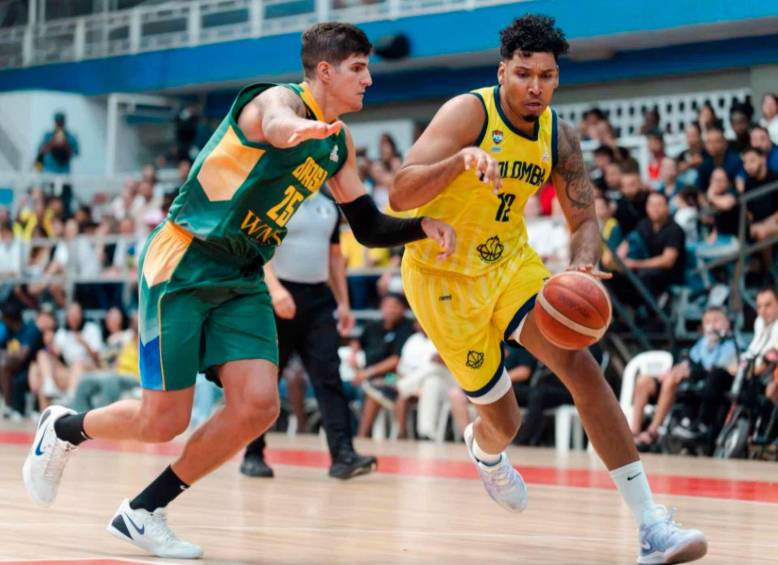 Jaime Echenique, único jugador de Colombia que debutó en la NBA, lidera el grupo de convocados por Tomás Díaz para la doble jornada ante México y Estados Unidos. FOTO: CORTESÍA FIBA 