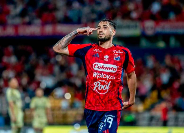El delantero Francisco Fydriszewski anunció en sus redes sociales que no seguirá en el DIM, pero al parecer seguirá en el fútbol colombiano.FOTO JUAN ANTONIO SÁNCHEZ 