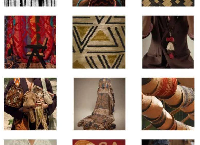 Estas son algunas de las muestras artesanales guajiras que se llevaron a París para la Fashion Week donde participó la primera dama Ana Lucía Pineda. Foto: Asodamas.