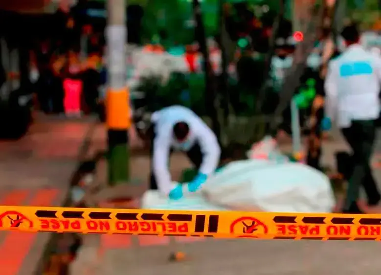 El ataque sicarial del miércoles 12 de noviembre en Barranquilla también dejó dos personas heridas. FOTO: EL COLOMBIANO