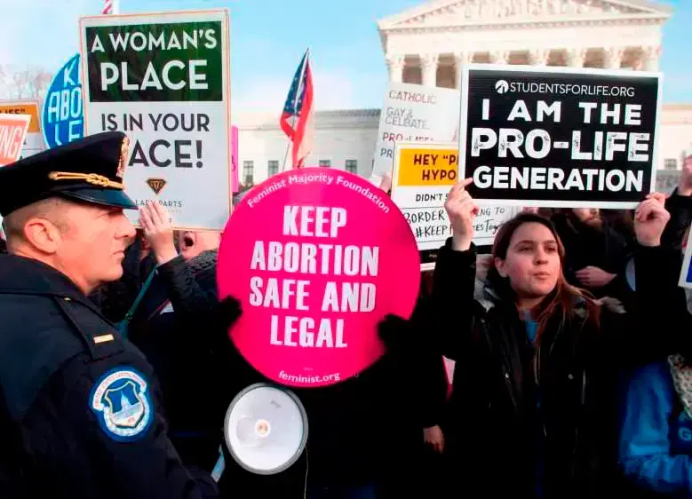 Imagen de referencia. Protestas en Estados Unidos en favor del aborto en 2022. FOTO AFP