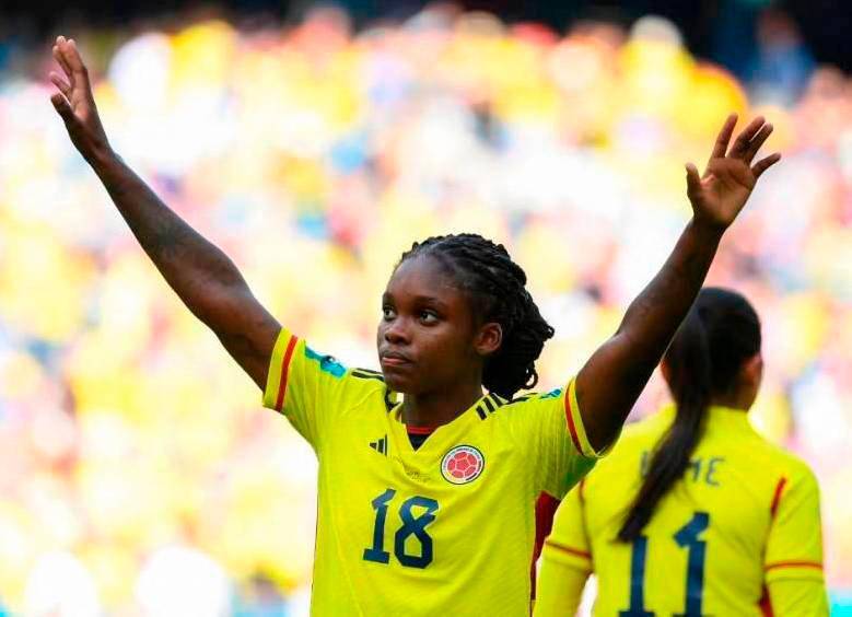 La futbolista Linda Caicedo será una de las figuras de Colombia en la Copa del Mundo femenina. FOTO: 
