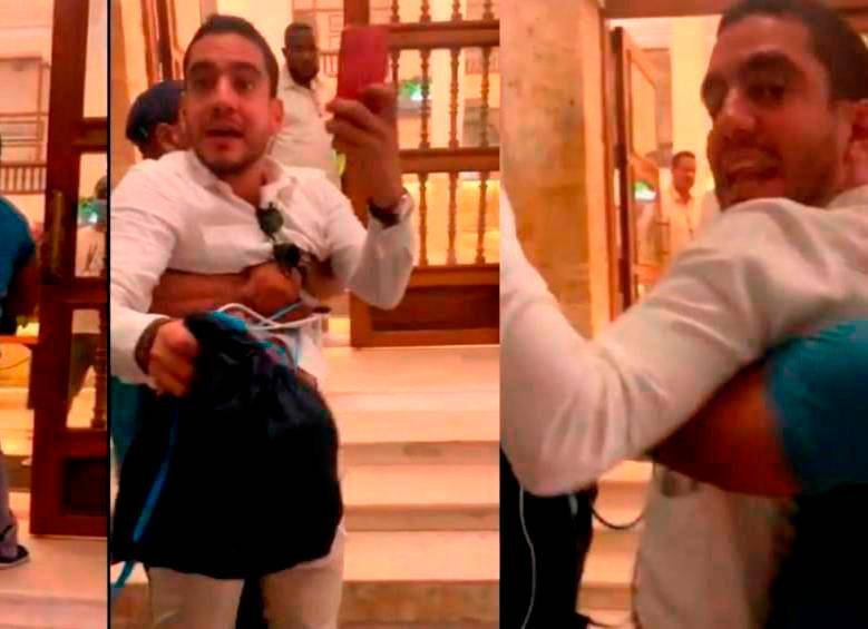 El senador Álex Flórez tuvo una incapacidad de 15 días. FOTO: TOMADA DE REDES SOCIALES