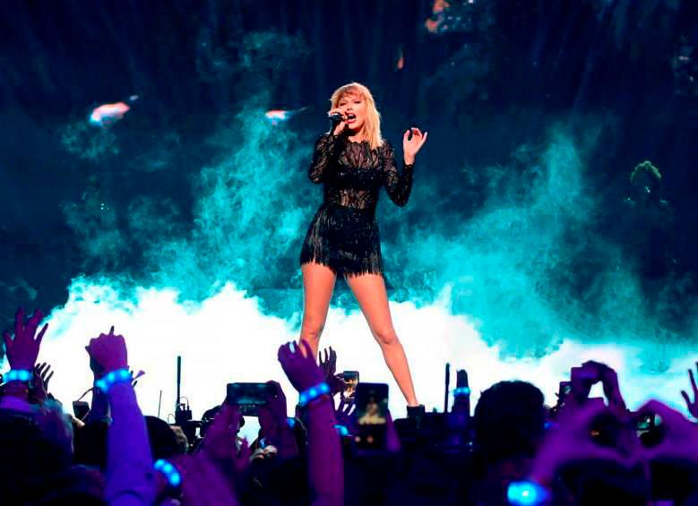 Taylor Swift en su gira The Eras Tour. Foto: Getty.