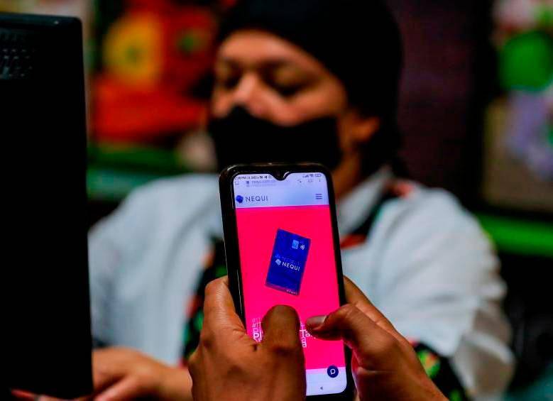 Nequi acumula 18,5 millones de usuarios de los que el 17% son comercios. FOTO: CORTESÍA