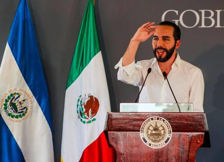 El presidente de El Salvador, Nayib Bukele. FOTO: Getty