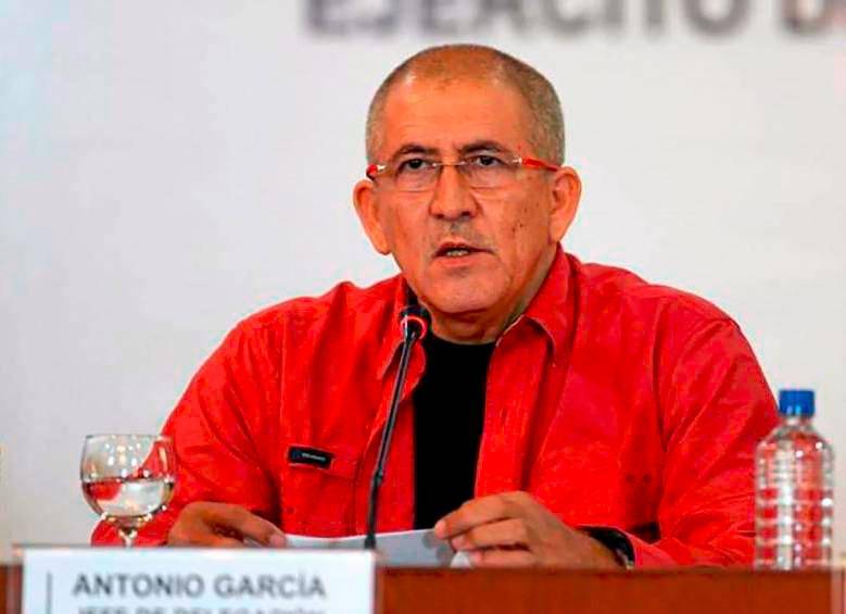 Antonio García, comandante del Ejército de Liberación Nacional (ELN). Foto AFP.