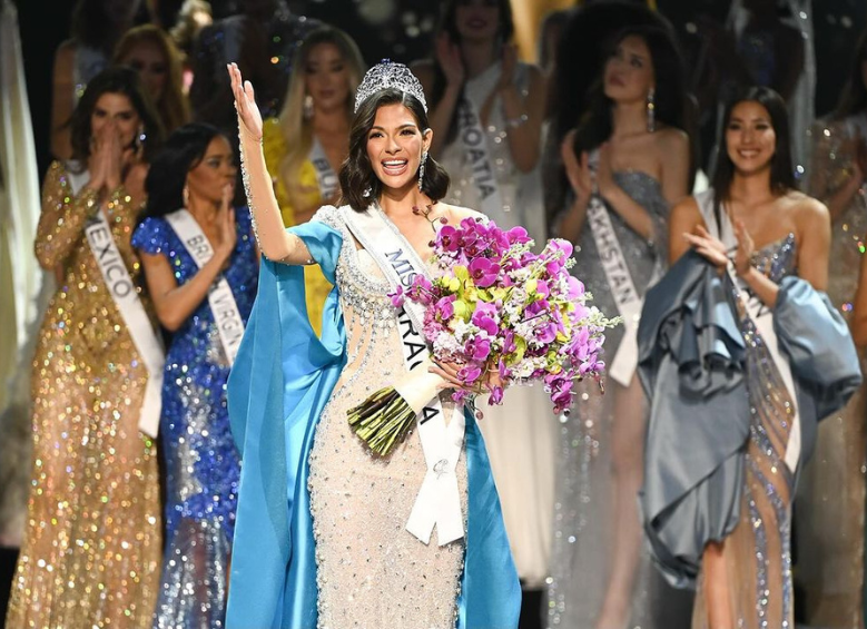 La representante de Nicaragua, Sheynnis Palacios, ganó la corona de Miss Universo el pasado 18 de noviembre en San Salvador. FOTO: INSTAGRAM MISS UNIVERSE