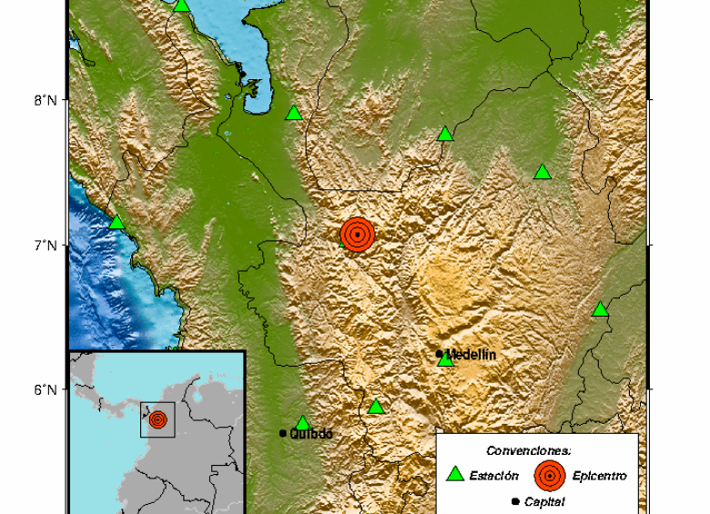 En los últimos cinco días, el Servicio Geológico Colombiano ha reportado 95 temblores de una magnitud superior a 2.0 en la escala de Richter. FOTO: TOMADA DE TWITTER @sgcol