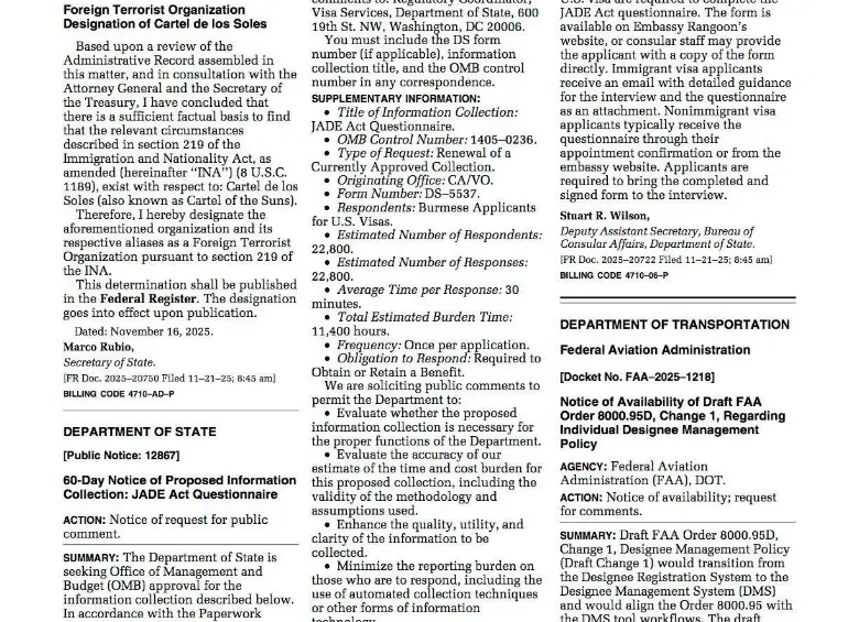 Designar como grupo terrorista al Cartel de los Soles es “ridícula patraña” de EE. UU., dice la Cancillería de Venezuela