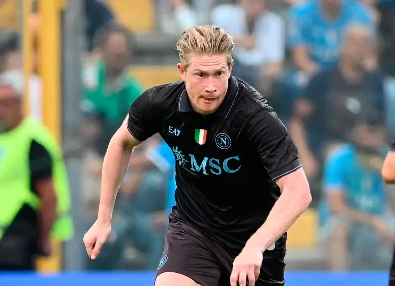 Kevin De Bruyne, uno de los jugadores estelares del Napoli. FOTO GETTY 