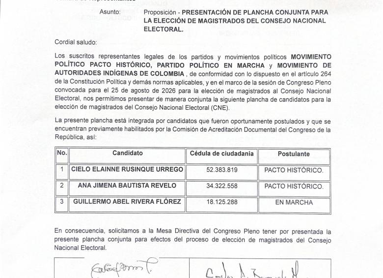 El Pacto Histórico le apuesta a quedarse con tres puestos en el CNE, ¿qué hay detrás?