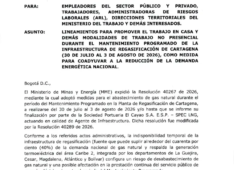 Circular No. 0081 de 2026 MinTrabajo