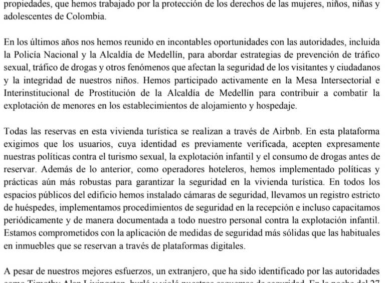 “Burló y violó nuestro esquema de seguridad”: se pronunció el hotel en el que encontraron a gringo con dos niñas