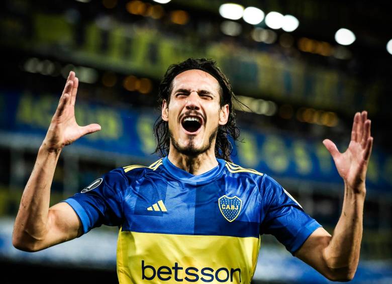 Edinson Cavani, goleador uruguayo de Boca Juniors. FOTO @CONMEBOL