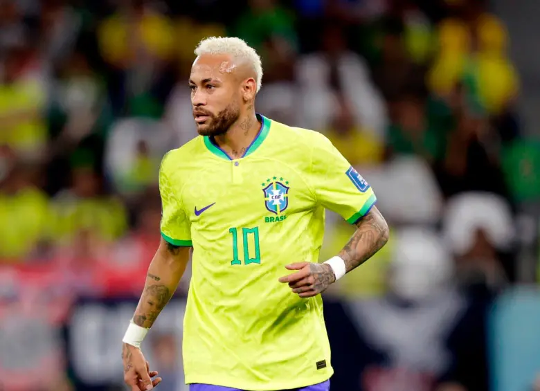 Neymar conserva la esperanza de estar con Brasil en la Copa Mundo de Norteamérica. FOTO GETTY 