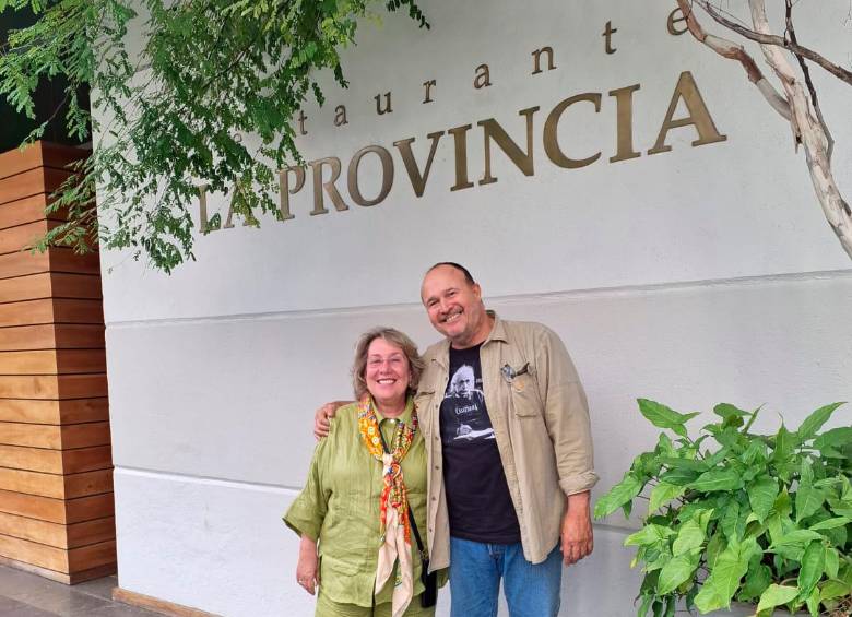 María Adelaida Moreno y Álvaro Molina en La Provincia. FOTO Cortesía