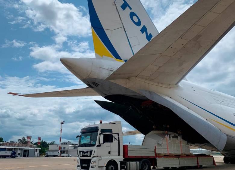 El avión más grande del mundo regresó a Antioquia