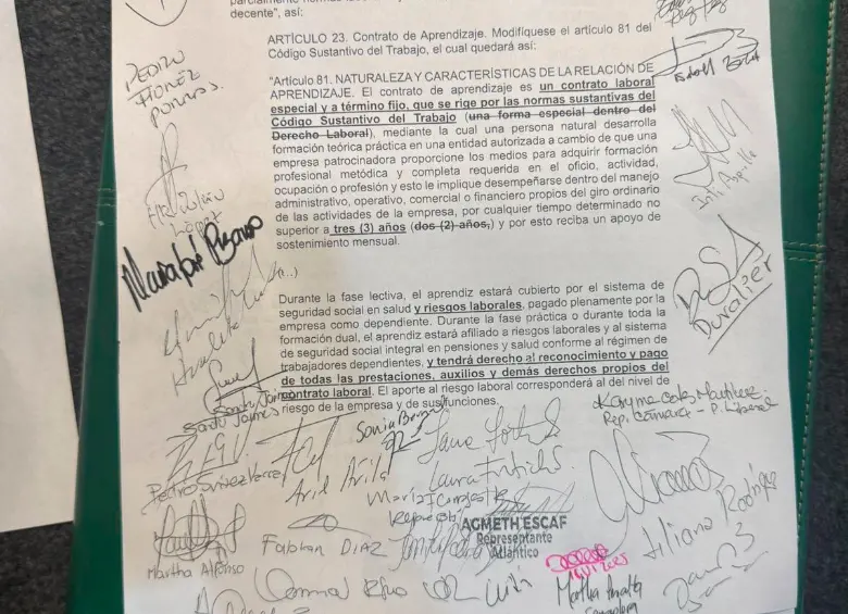 Reforma laboral: aprueban proposición que establece contrato laboral para aprendices del Sena, ¿cómo quedarán los salarios?