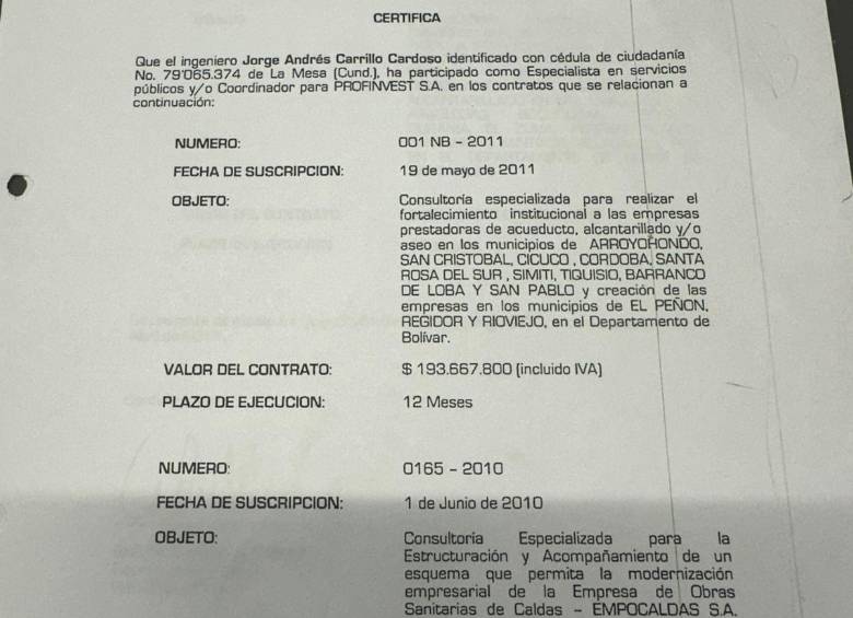 Exclusivo: las inconsistencias en la hoja de vida de Jorge Carrillo que ...