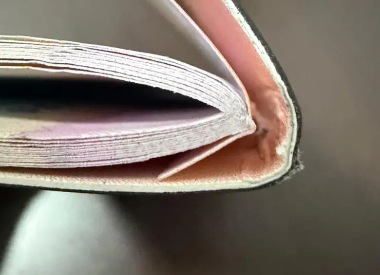 Las primeras inconformidades con los nuevos pasaportes de Colombia apuntan a fallas físicas en el acabado y ensamblaje del documento. Foto: redes sociales