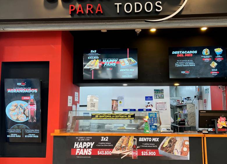En Medellín y el Valle de Aburrá arrancará el plan de expansión de los restaurantes Sushi Fans. FOTO cortesía
