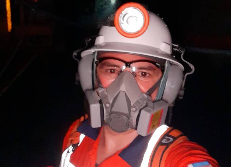 Carlos Andrés Yepes Ospina es un minero antioqueño, oriundo de Vegachí. FOTO CORTESÍA