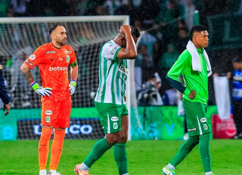 Atlético Nacional, con todas sus figuras, no pudo cumplir uno de los objetivos del primer semestre, salir campeón. FOTO CAMILO SUÁREZ