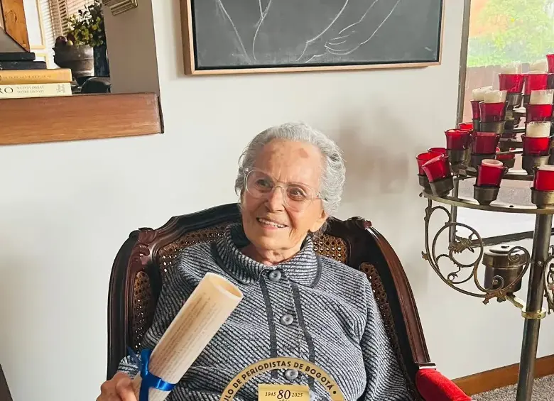 Murió Lucy Nieto de Samper a los 102 años: seis décadas de periodismo narrando a Colombia. Foto: Círculo de Periodistas de Bogotá (CPB)