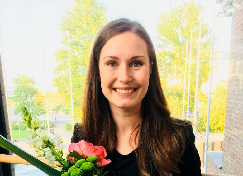 Sanna Marin asumió en 2019 la jefatura del gobierno de Finlandia, es la mandataria más joven del mundo con 35 años. FOTO: TOMADA DE TWITTER @MarinSanna