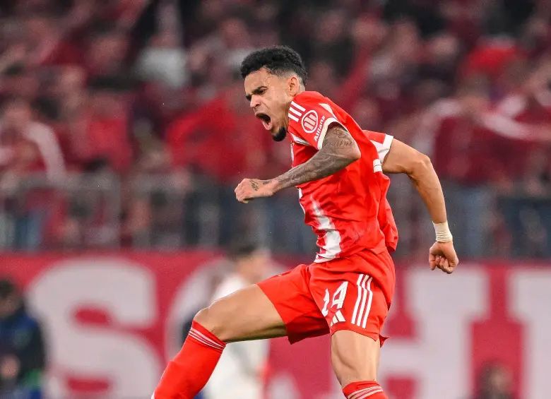 Luis Díaz fue gran figura del Bayern Múnich. Getty Imágenes