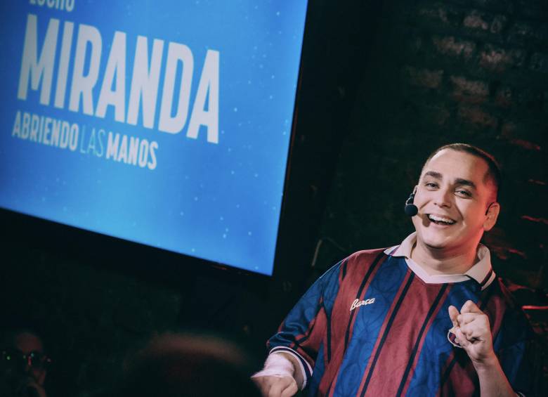 Lucho Miranda, comediante chileno que se presentará en Medellín. FOTO Cortesía