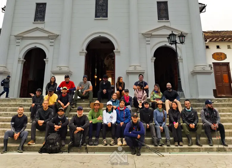 Los 27 de Almas Nómadas, travesía: El Retiro-Fredonia. Foto: Cortesía Almas Nómadas