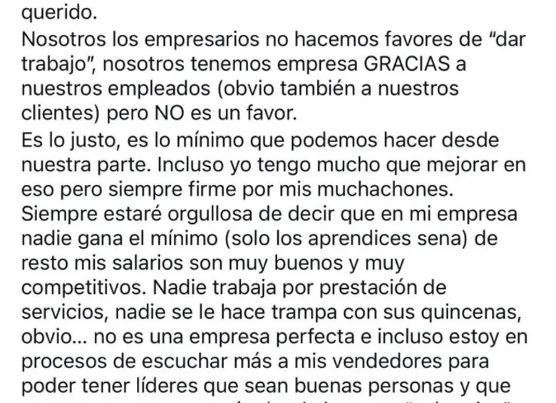 Mensaje de Camilo Orrego en su perfil de Instagram
