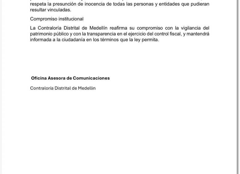 En Aguas Vivas hubo daño patrimonial de casi $11.000 millones, dice Contraloría Distrital