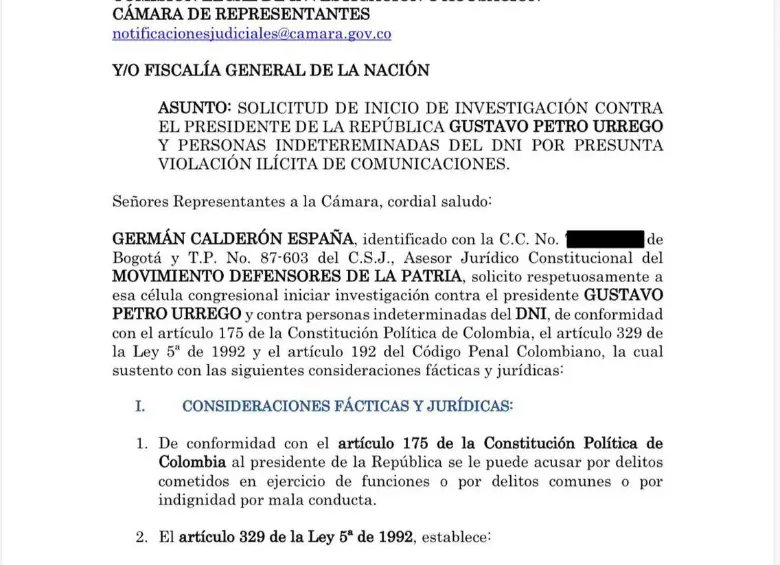 Campaña de Abelardo de la Espriella pidió investigar a Petro y a la DNI por presuntas “chuzadas” en su contra