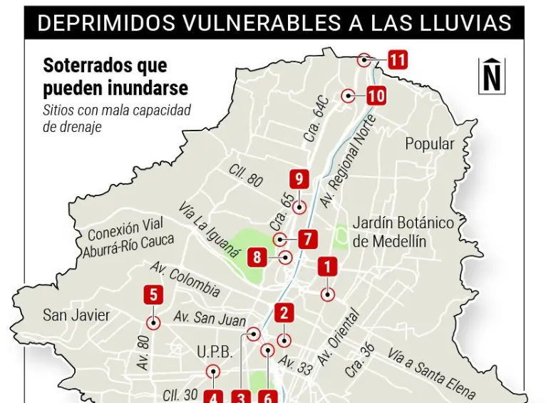 ¿Cómo está el alcantarillado de Medellín para estos aguaceros?