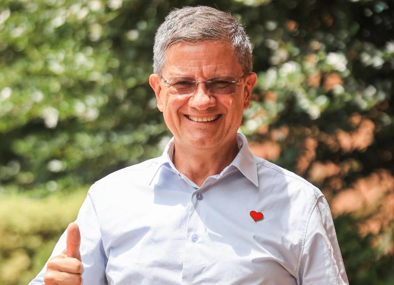 Luis Fernando Suárez, candidato a la Gobernación de Antioquia. FOTO: Manuel Saldarriaga